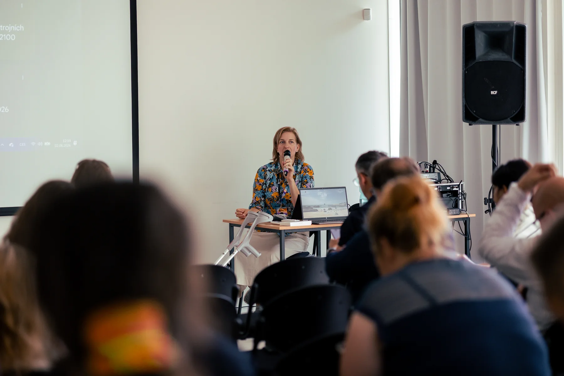 Lektorka a účastníci workshopu AIWAY 2026